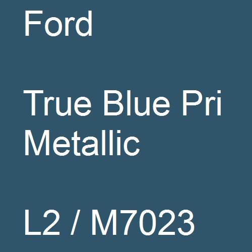 Ford, True Blue Pri Metallic, L2 / M7023.